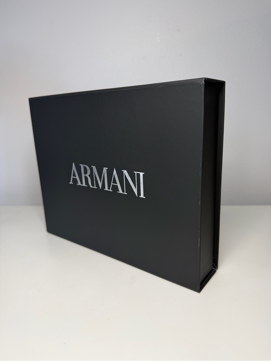 Giorgio Armani Other - ARMANI Black Logo Gift Box / storage box home decor